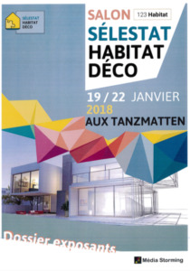 Visuel du salon Habitat Déco de Sélestat du 19 au 22 janvier 2018.