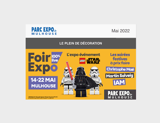 Retrouvez Linéa à la Foir’Expo de Mulhouse du 14 au 22 mai 2022