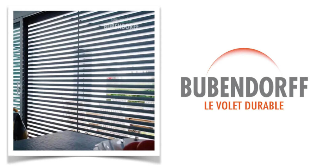 Tablier Lames orientables sur vos volets Bubendorff