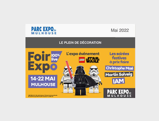 Retrouvez Linéa à la Foir’Expo de Mulhouse du 14 au 22 mai 2022